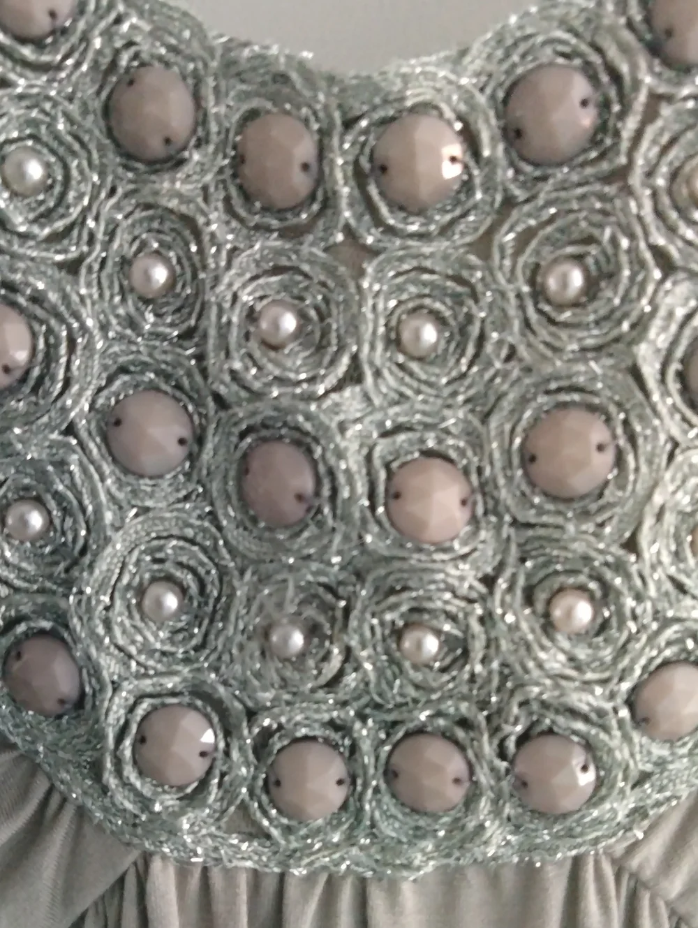 Embellished Front Bib Jewel Top